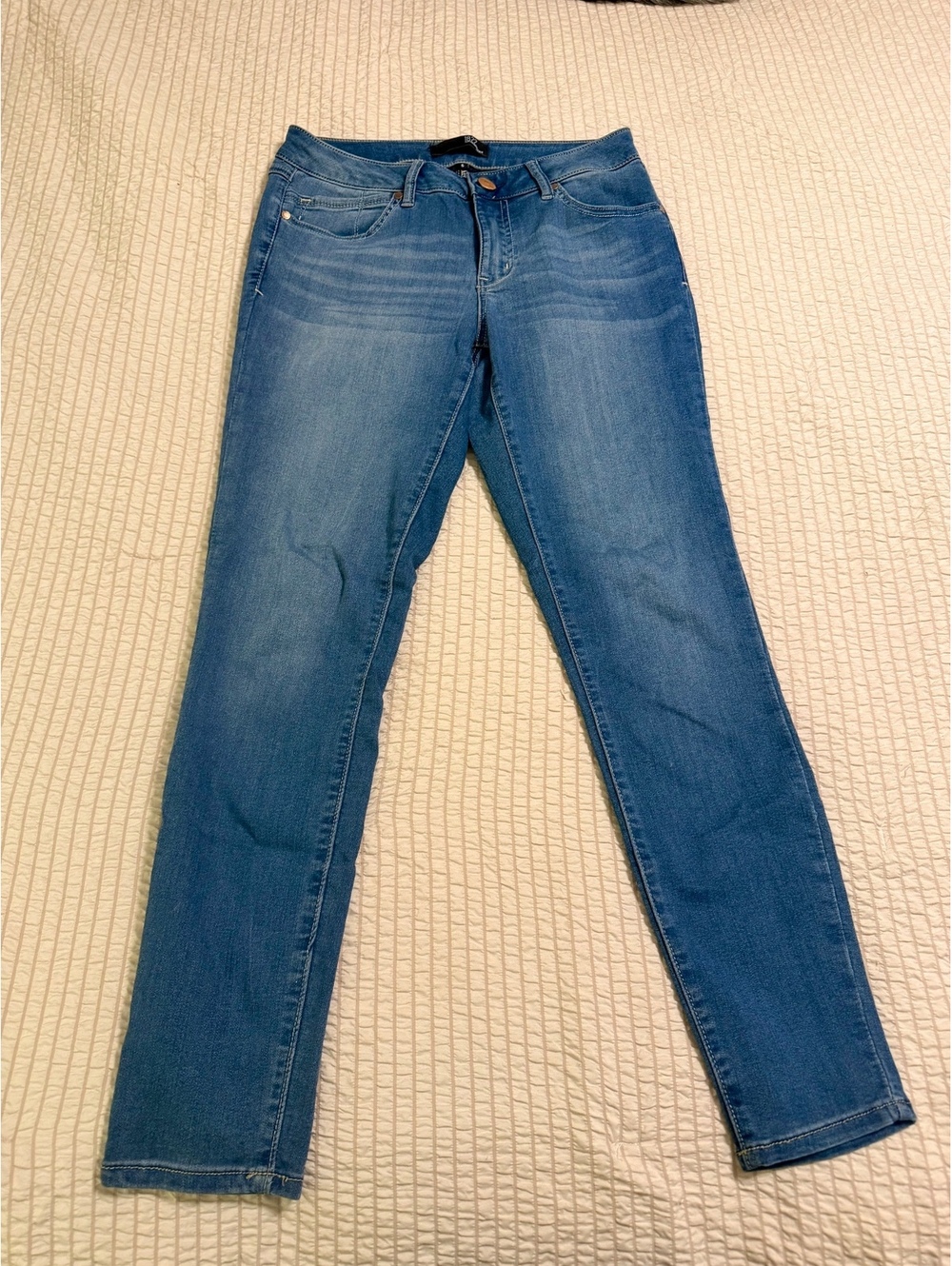 1822 Denim Women's Slim Fit Jeans Size 6 Medium Blue Stretch Cotton Blend